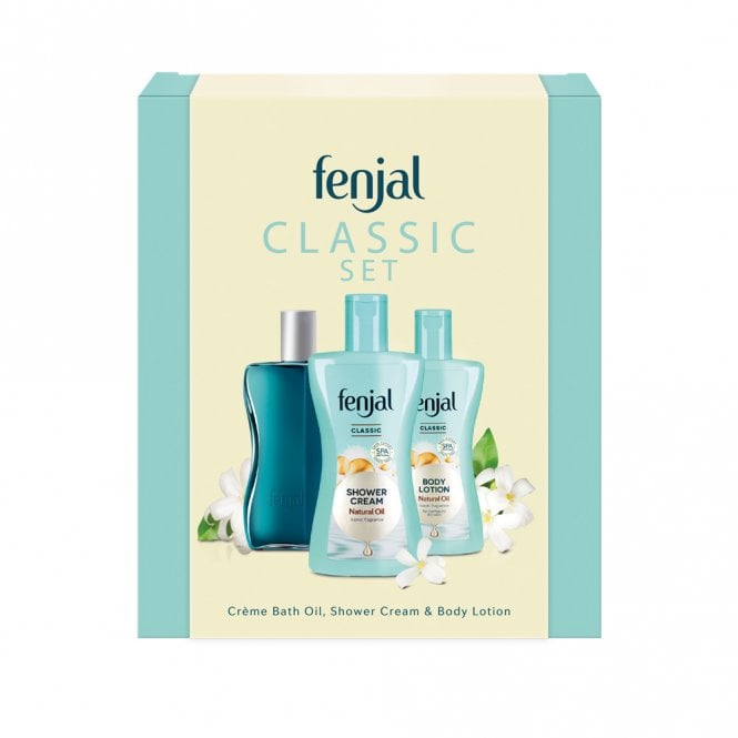 Fenjal Classic 3pc Gift Set125ml Creme Bath, 200ml Shower Gel, 200ml Lotion