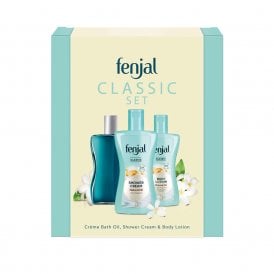 Fenjal Classic 3pc Gift Set125ml Creme Bath, 200ml Shower Gel, 200ml Lotion