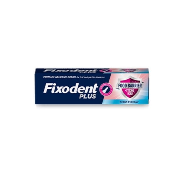 Fixodent Plus Food Barrier Fresh Flavour 40g