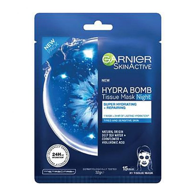 Garnier Skin Active Hydra Bomb Night Time Tissue Mask 32g