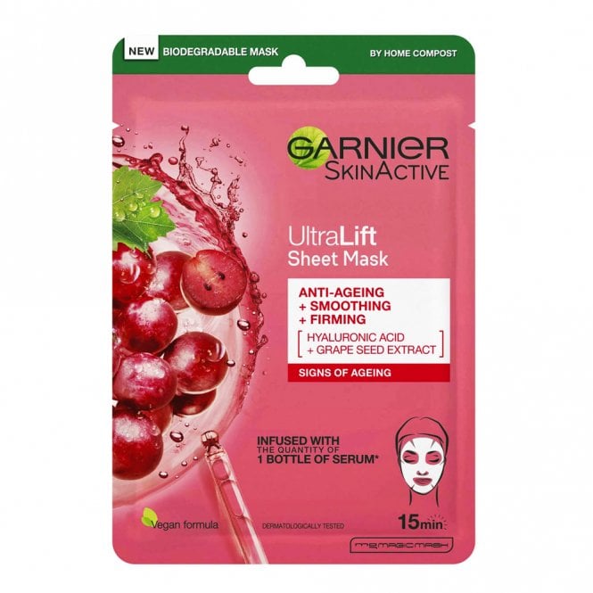Garnier Ultralift Biodegradable Tissue Mask 32g