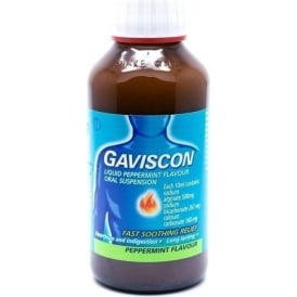 Gaviscon Liquid Peppermint Oral Susp 300ml