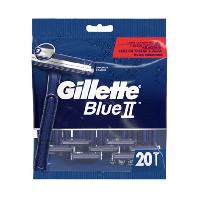 Gillette Blue II Disposable Razors 20's