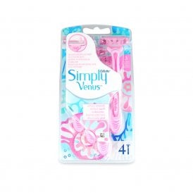 Gillette Simply Venus 3 Disposable Razors 4's(9122)