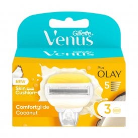 Gillette Venus & Olay Comfort Glide Coconut Blades 3's
