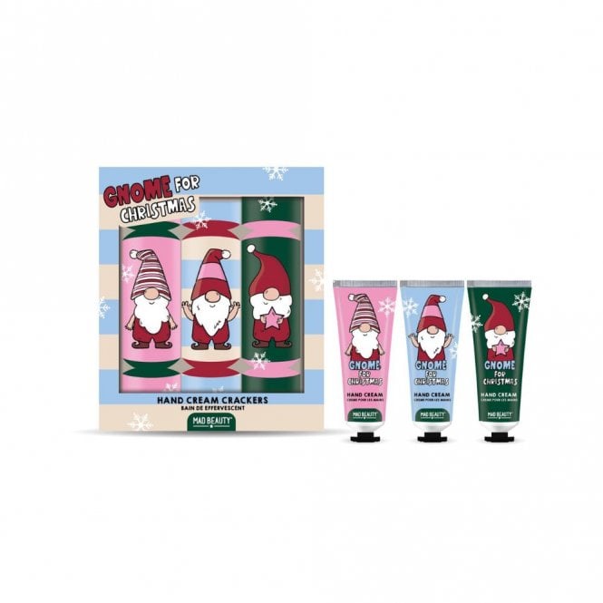 Gnome For Christmas Hand Cream Crackers Trio3 x 30ml Hand Cream