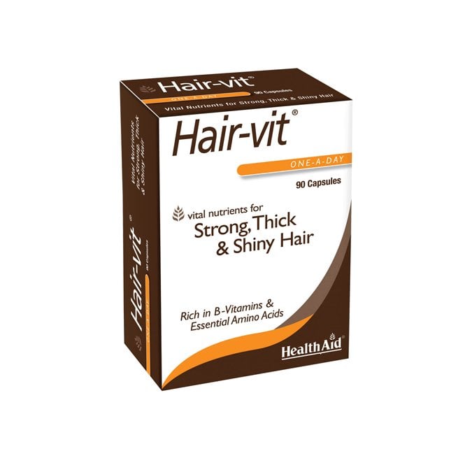 HealthAid Hair Vit (B Vitamins,Essential Amino Acids++) 90 pack