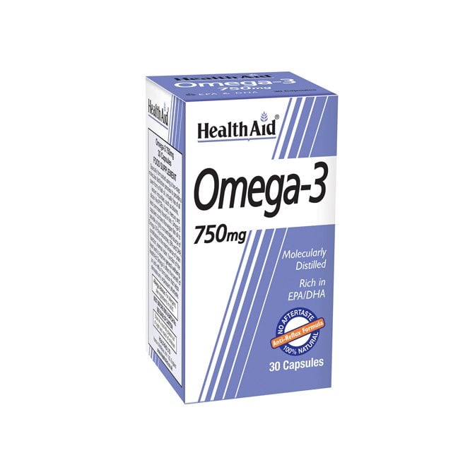 HealthAid Omega 3 750mg (EPA 425mg, DHA 325mg)