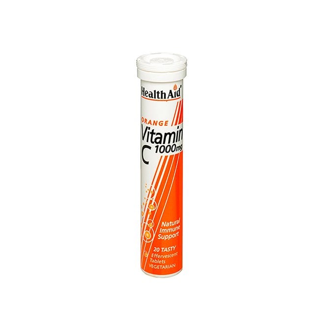 HealthAid Vitamin C 1000mg - Effervescent (Orange Flavour)