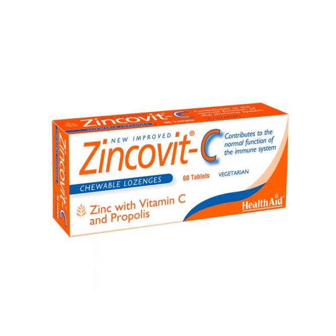 HealthAid Zincovit C (Vit C,Zinc,Propolis)