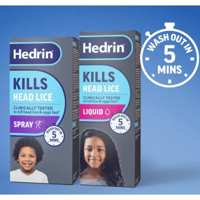 Hedrin Kills Lice Spray 100ml