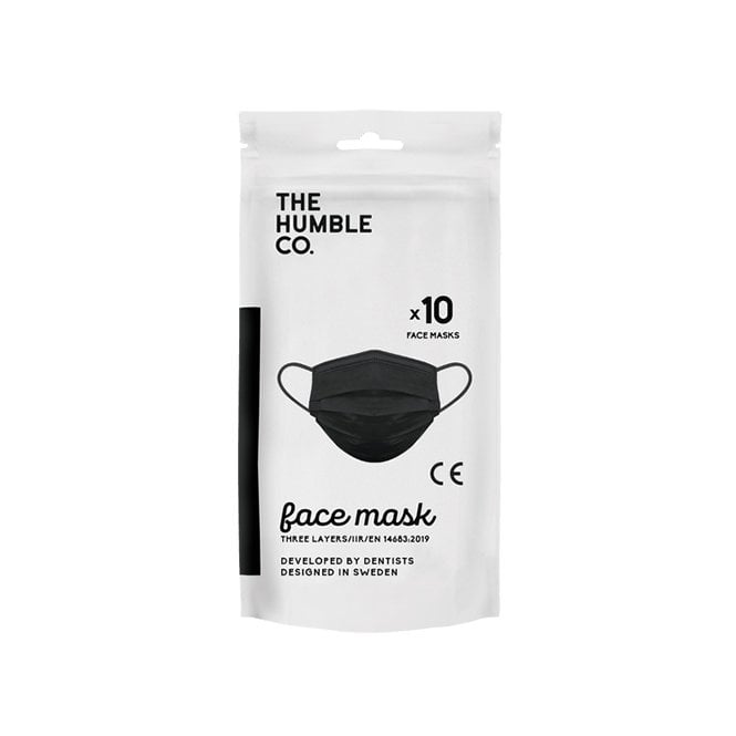 Humble Face Masks - Black 10pk