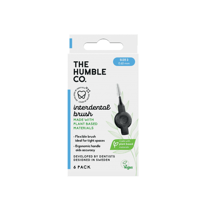 HUMBLE PLANT BASE INTERDENTAL BRUSH SIZE 3 6PK