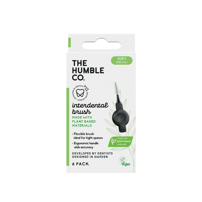 HUMBLE PLANT BASE INTERDENTAL BRUSH SIZE 5 6PK