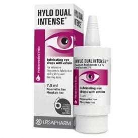 Hylo-Dual Intense Preservative Free Eye Drops 7.5ml