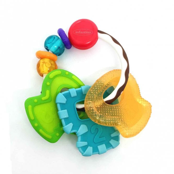 Infantino Go Gaga Slide & Chew Teether Keys 0 Months+