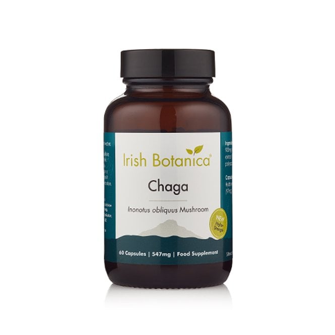Irish Botanica Mushroom Chaga 497mg 60 Caps