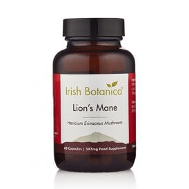 Irish Botanica Organic Mushroom Lions Mane 500mg 60 Caps