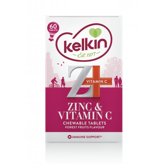 Kelkin Zinc & Vitamin C Chewable 60's