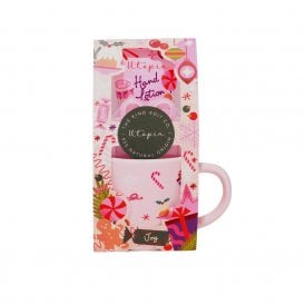 Kind Merry & Bright Mug Gift Set70ml Hand Lotion, 50g Bath Fizzer, Mug