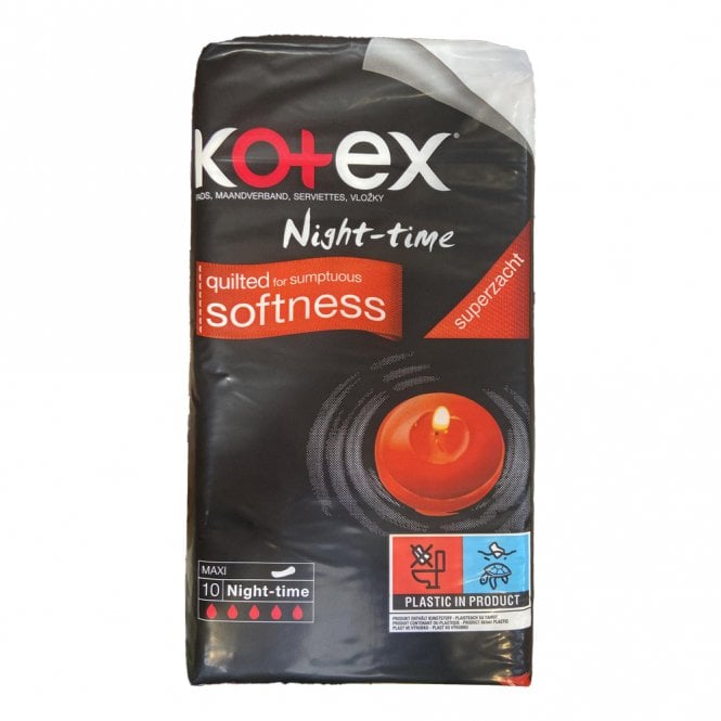 Kotex Maxi Night Time Pads 10's