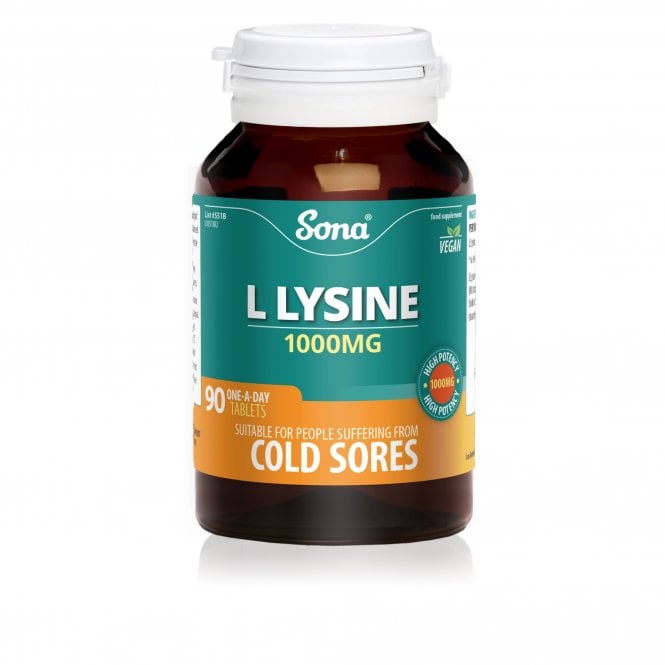 L Lysine 1000mg 90 Tabs