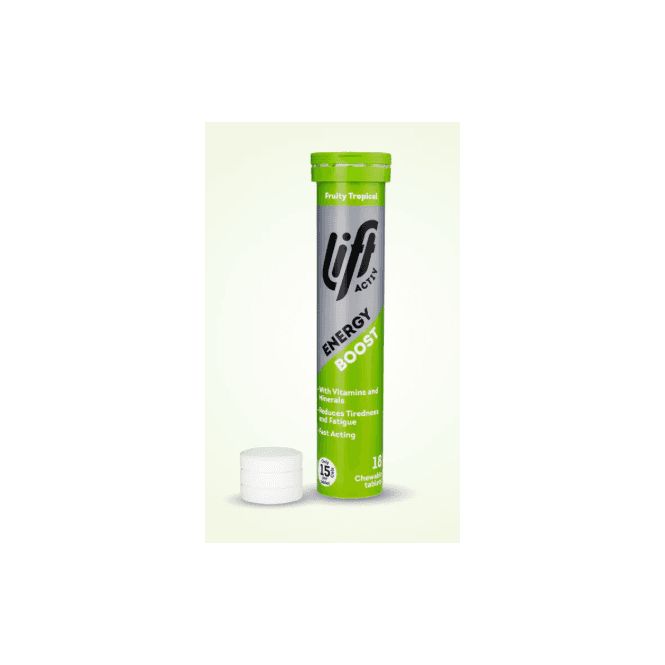 Lift Activ Energy Boost Fruity Tropical Chews 18 pack