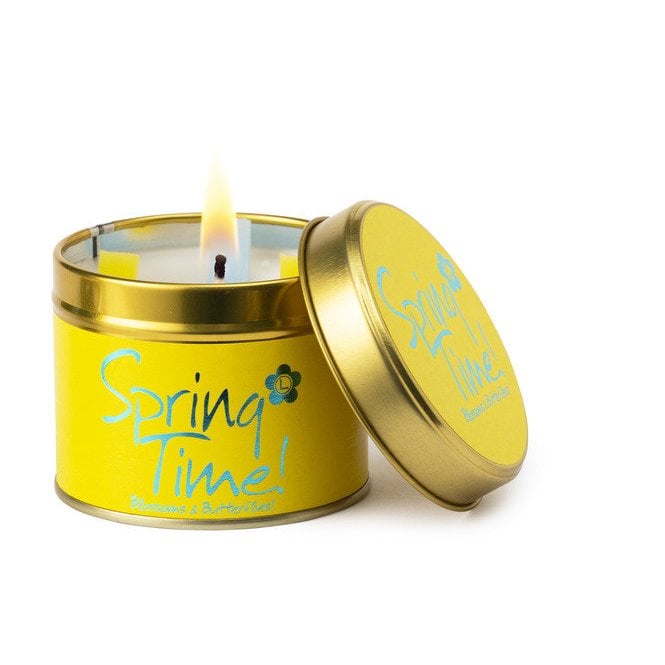 Lily Flame Candle Springtime