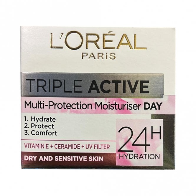 Loreal Triple Active Day Cream Dry/Sensitive 50ml