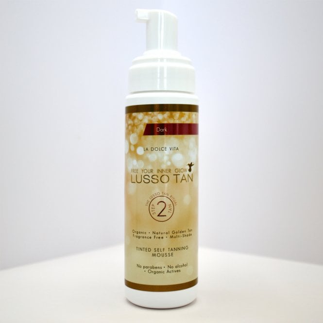 Lusso Tan Dark Tinted Self Tanning Mousse 200ml
