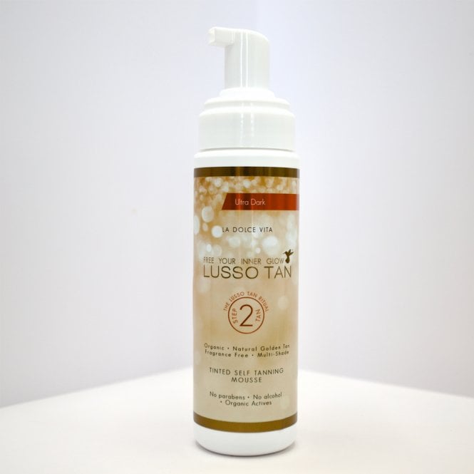 Lusso Tan Ultra Tinted Self Tanning Dark Mousse 200ml