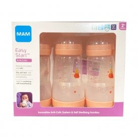 MAM Easy Start Anti-Colic Triple Pack Bottles 260ml 2+ Months