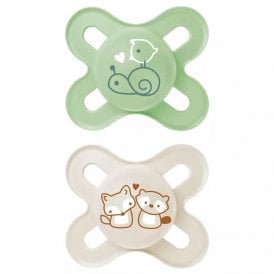 MAM Original Start Twin Pack Soothers 0-2 Months