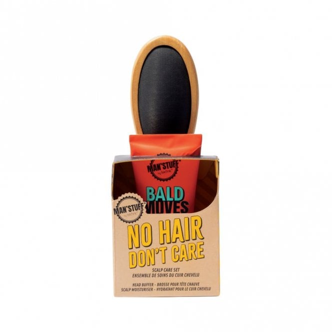 Man'Stuff No Hair Don't Care Gift SetHead Buffer, 100ml Scalp Moisturiser