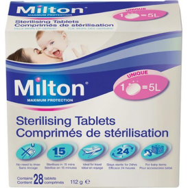 Milton Sterilising Tabs   28 Pack
