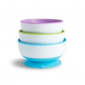 Munchkin Stay Put Suction Bowls 3 Pack 6 Months +