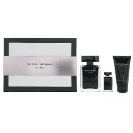 Narciso Rodriguez For Her Eau De Toilette 50ml 3 Piece Gift Set