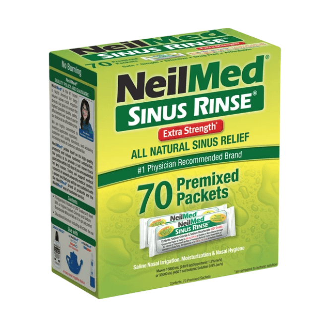 Neilmed Hypertonic Saline Nasal 70 sachets