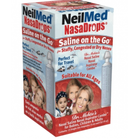 NeilMed NasaDrops Saline on the Go 15 Ampoules