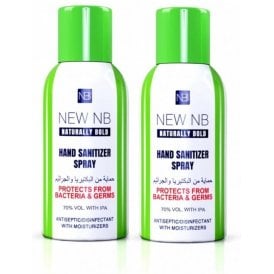 New Nb Hand Sanitiser Spray 120ml 2 Pack