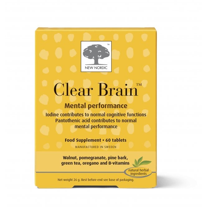 New Nordic Clear Brain 60 Tablets