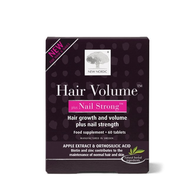 New Nordic Hair Volume plus Nail Strong 60 Tablets