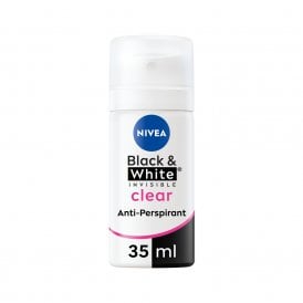Nivea Black & White Invisible Deodorant Spray 35mlTravel Size