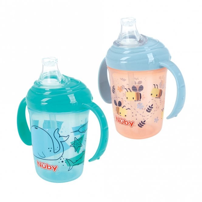 Nuby Decorated Grip N Sip Cup 240ml 4 Months +