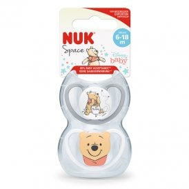 Nuk Perfect Match Disney Winnie The Pooh Twin Pack Air Soother 6-18 Months