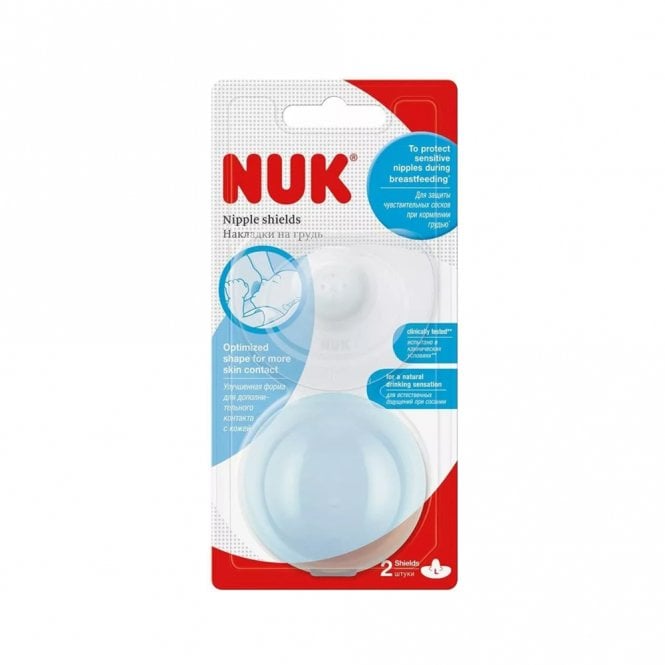 Nuk Silicone Nipple Shields Medium 2pk