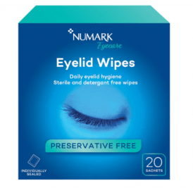 Numark Eyelid Wipes 20