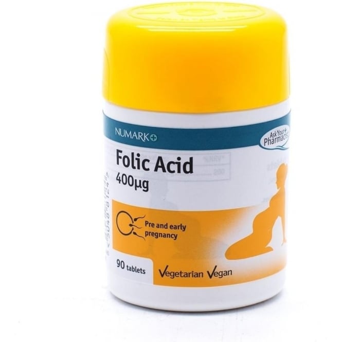 Numark Folic Acid 400µg Tabs 90Tabs