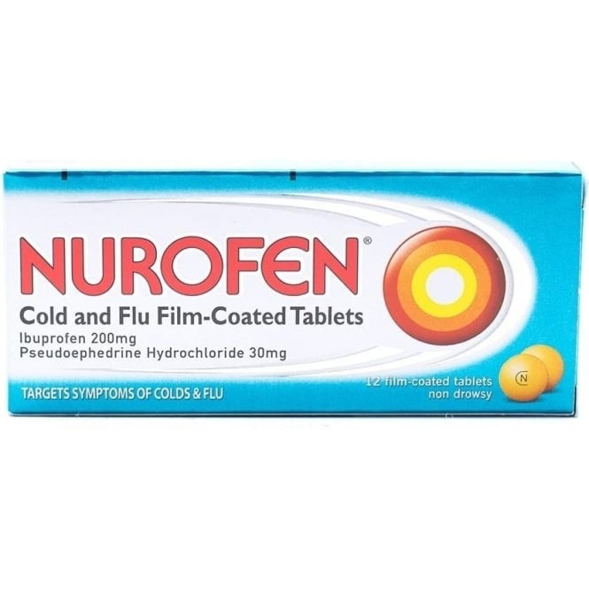Nurofen Cold And Flu Fc Tabs 16Tabs