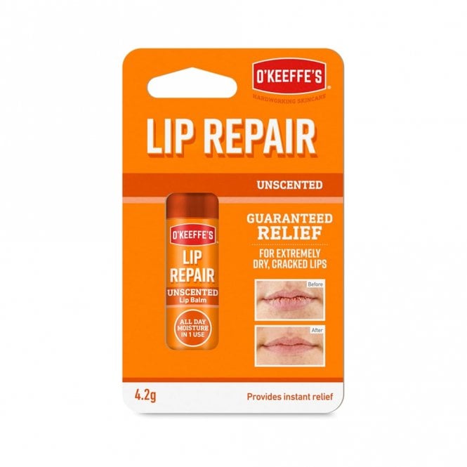 O'Keeffe's Lip Repair Unscented Lip Balm Stick 4.2g